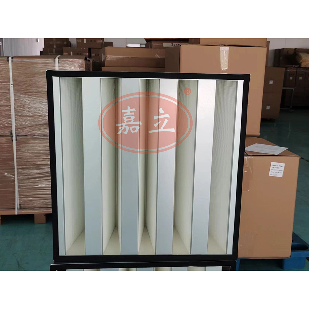 W型V型密褶式箱式過濾器